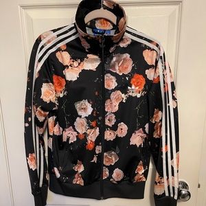Adidas floral jacket
